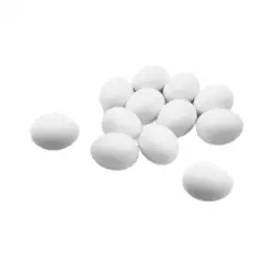 12 Uds. De huevos de Paloma sólidos, huevos artificiales, decoración de Pascua, decoración del hogar, paloma, huevos postizos para ayudar a poner, guiar palomas de carrera