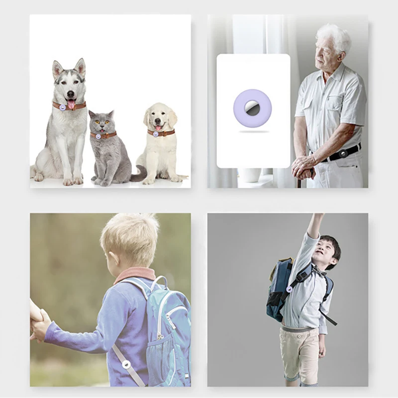Funda Airtag de silicona para Apple, Collar de perro y gato, cubierta con Clip, localizador antipérdida para mascotas, funda protectora, accesorios para perros - imagen 2