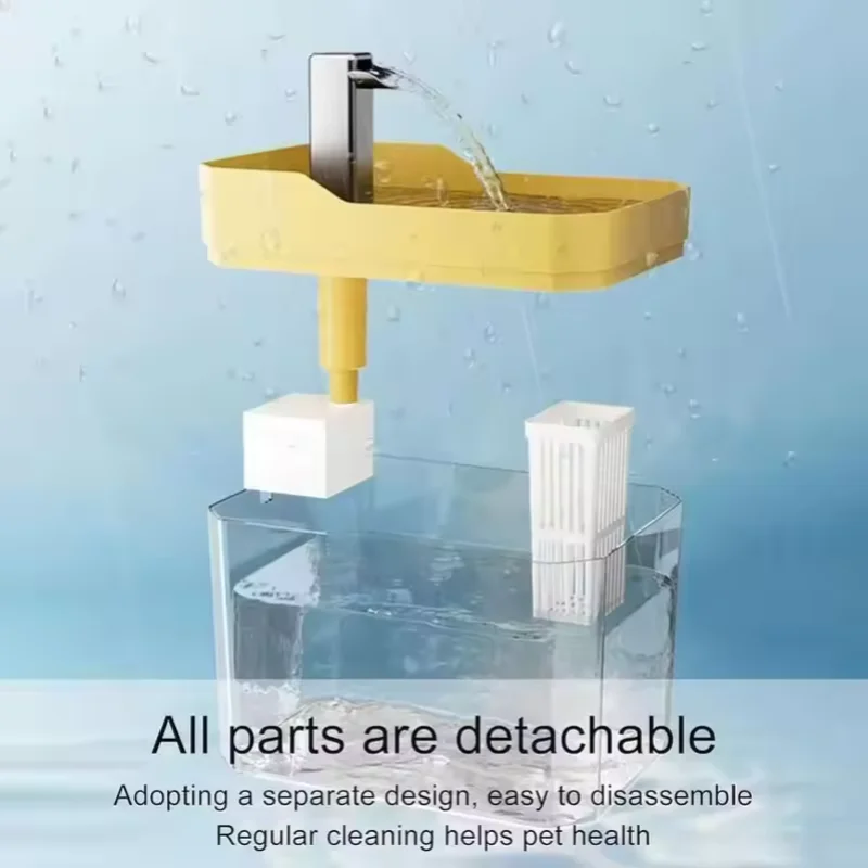 2025 nuevo dispensador de agua automático para gatos, filtros circulantes para beber, agua corriente, dispensador de agua automático inteligente para mascotas - imagen 2