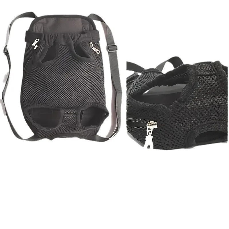 Mochila portátil para perros y mascotas, mochila transpirable de viaje para gatos al aire libre, mochila cruzada de cuatro patas, productos para mascotas - imagen 5