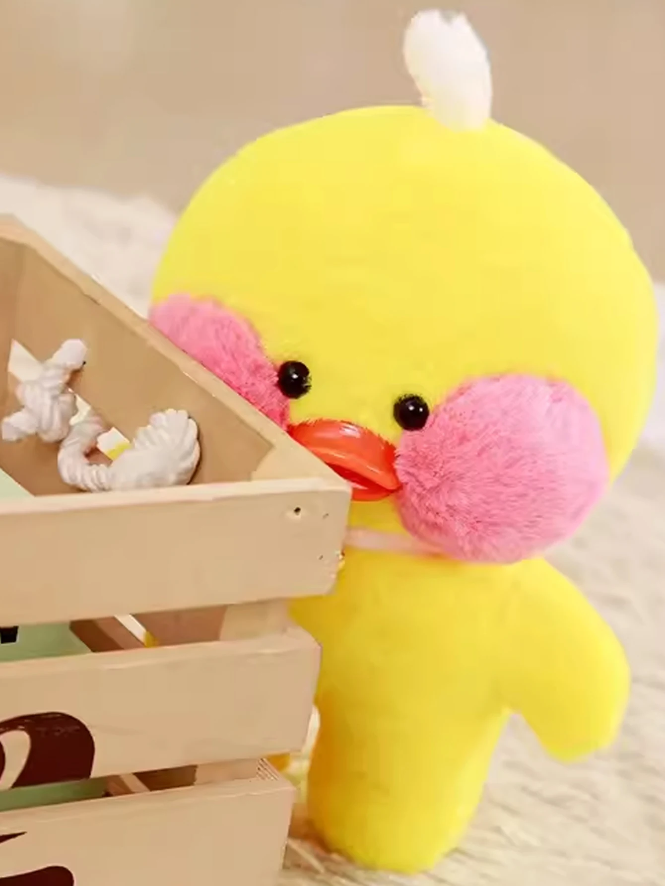 Juguete de peluche pato con campana para cachorros - juego interactivo - imagen 5