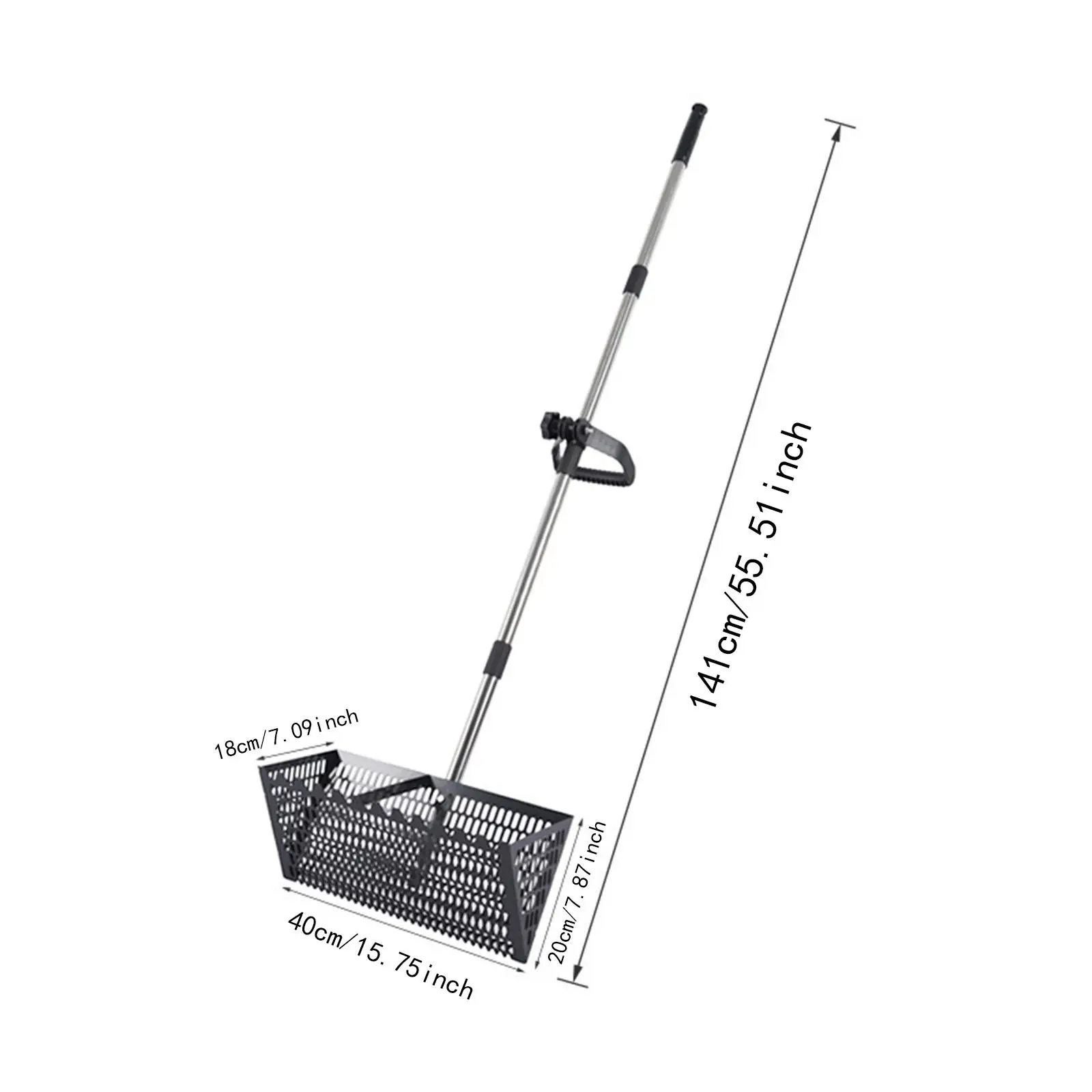 Extendable Cat Litter Scoop Sand Rake Lightweight Sifting Telescopic Handle Beach Sifter Extendable Cat Litter Scoop Sand Rake Lightweight Sifting Telescopic Handle Beach Sifter