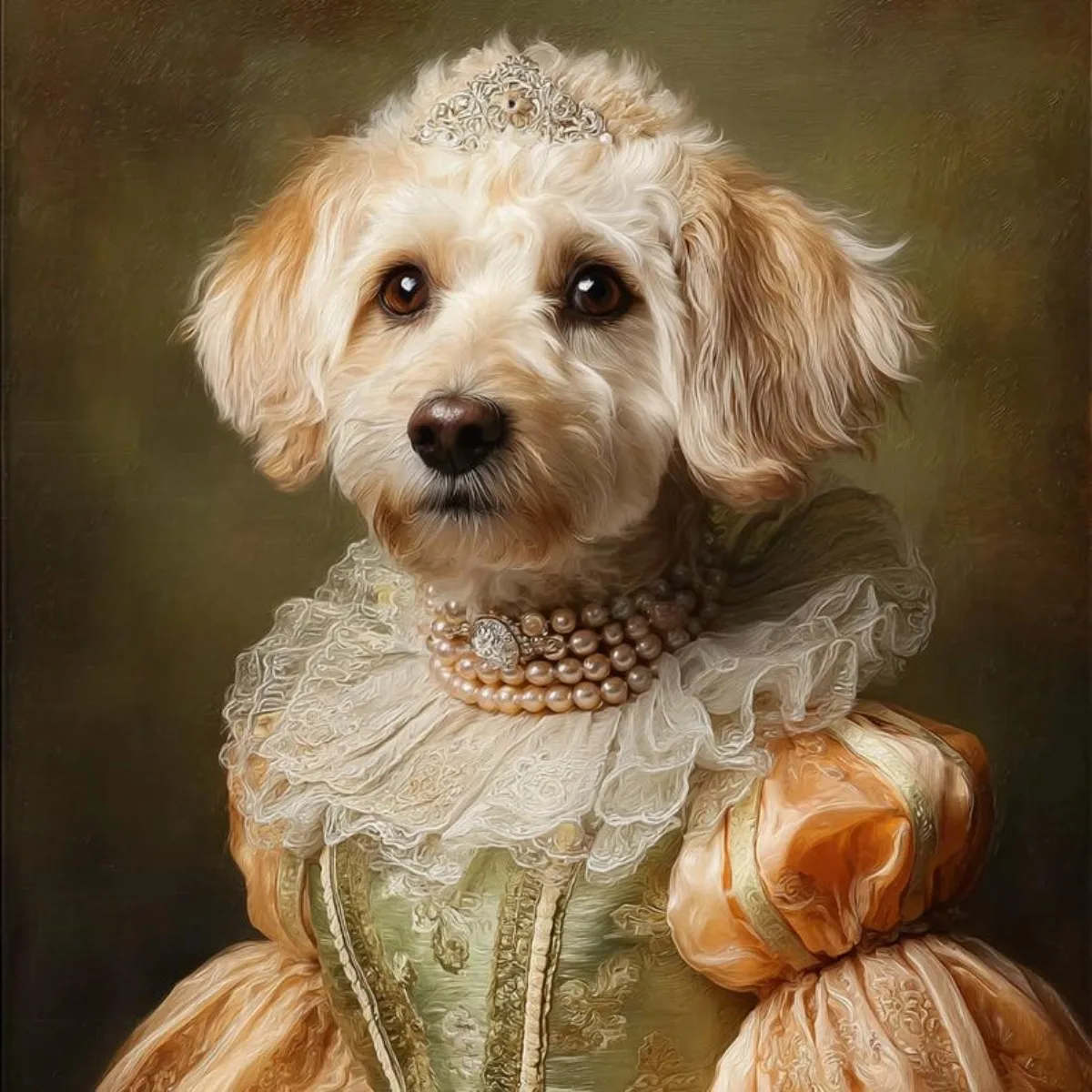 ATUBAN Retrato de mascota real personalizado, pintura de gato renacentista, retratos de perro real Retrato de mascota real Regalo para perro, regalo de amante pirata