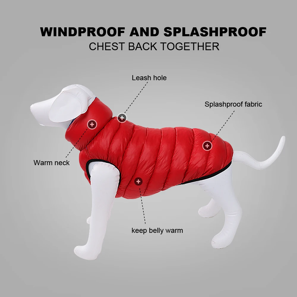 Ropa para perros grandes, abrigo cálido de invierno para perros, chaqueta, ropa para mascotas, abrigos impermeables, chaqueta para mascotas, traje para perros medianos y grandes, Labrador - imagen 3