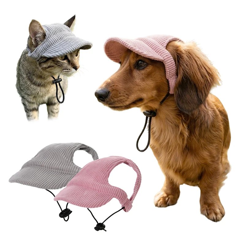 Gorra protección solar perro transpirable ajustable con sombra