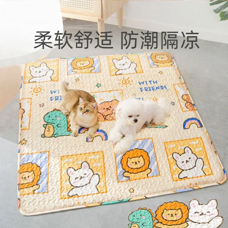 Pet Floor Mat Sleeping Pad for Dogs Spring and Summer Cool Pad for Dogs - imagen 3