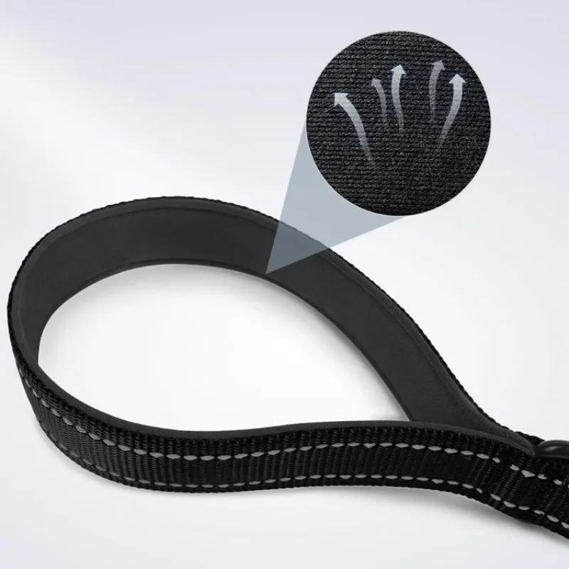 Correa reflectante para perros grandes, cadena de nailon para caminar en un solo paso, 60cm - imagen 5