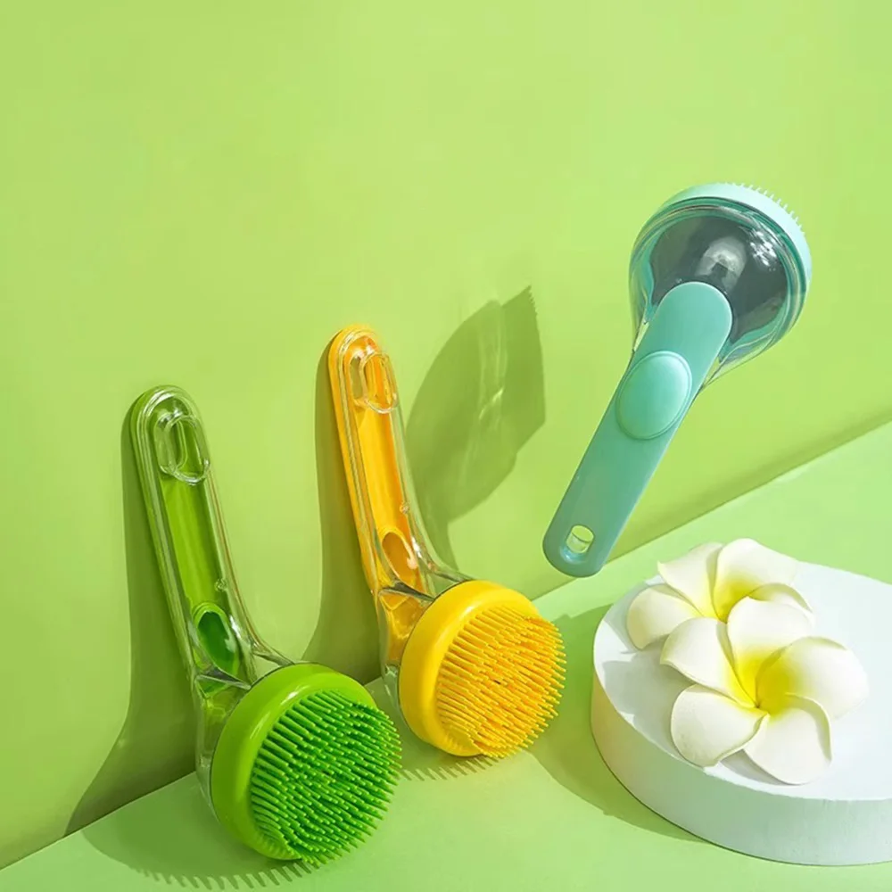 Cepillo de baño para mascotas para perros y gatos pequeños: herramienta especializada para lavar perros, cepillo exfoliante de masaje, esencial para el baño de mascotas - imagen 3