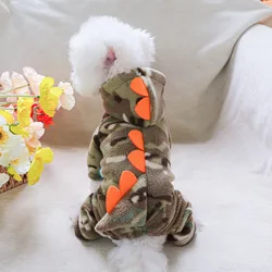 Disfraz dinosaurio para perros y gatos - Halloween y Carnaval