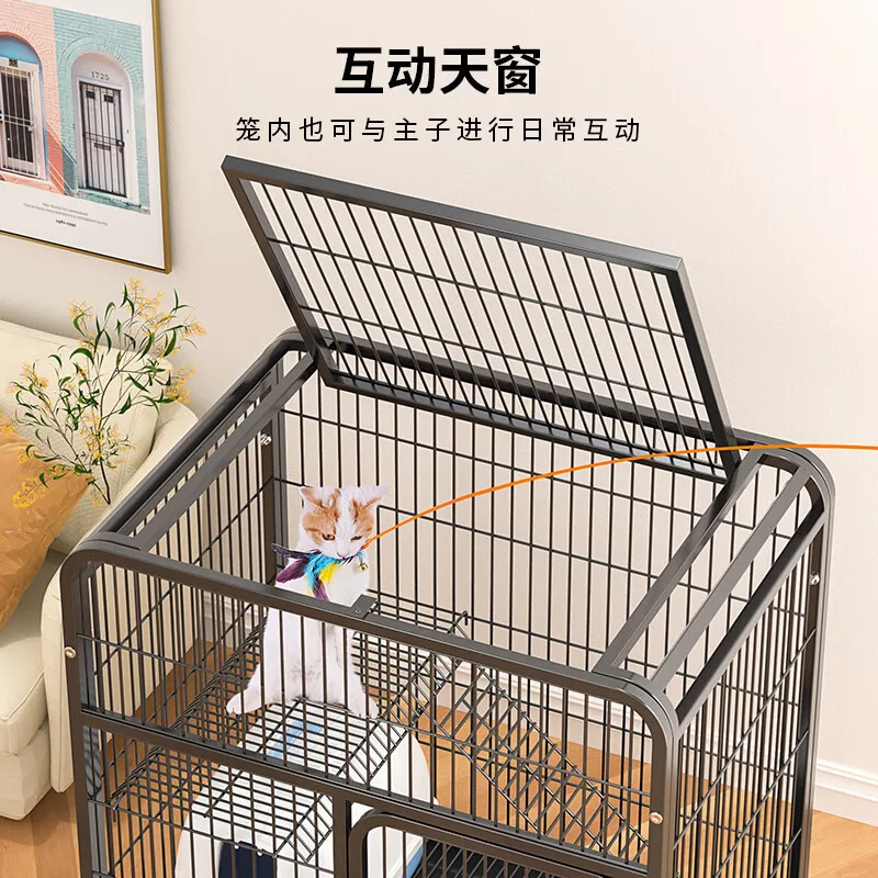 Casa multinivel para gatos – Villa interior con cama y zonas de descanso - imagen 5