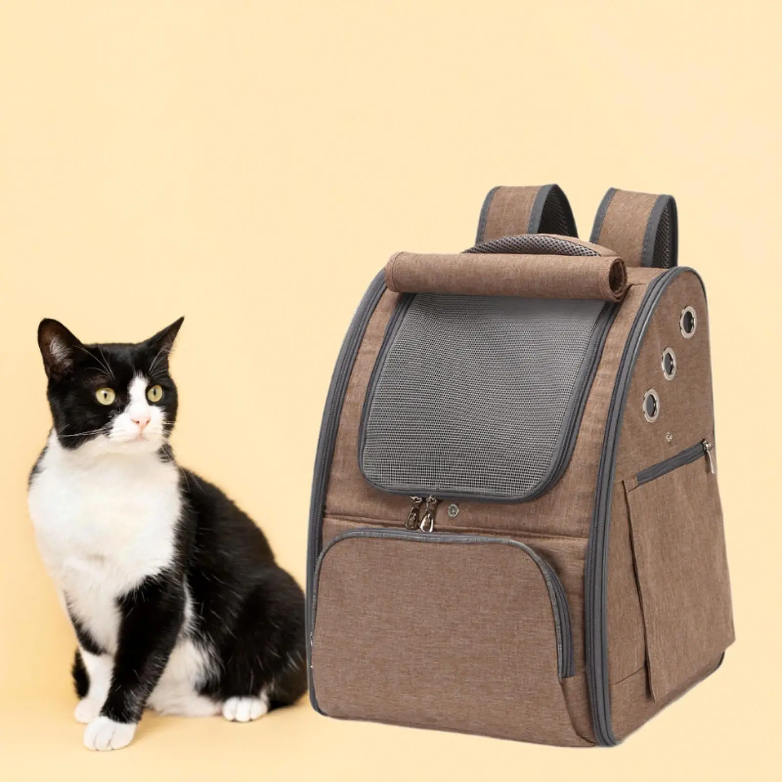 Cat Backpack Kitty Pet Carrier Backpack for Outdoor Camping Walking Cat Backpack Kitty Pet Carrier Backpack for Outdoor Camping Walking