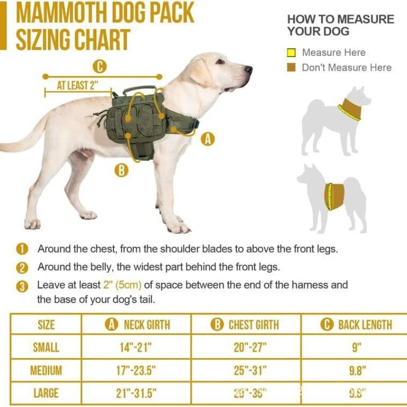 Arnés mochila para perros medianos y grandes con sillín cómodo - imagen 5