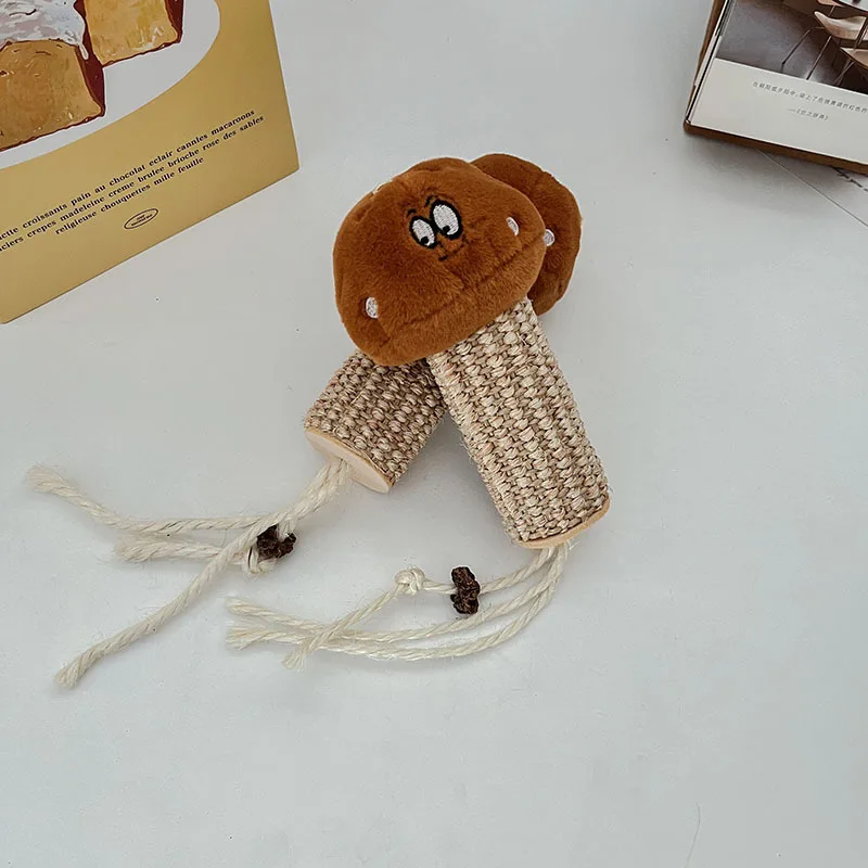 Juguete para Gato, seta de Sisal, cuerda de felpa, juguetes interactivos, hierba gatera, accesorios para mascotas, accesorios para perros