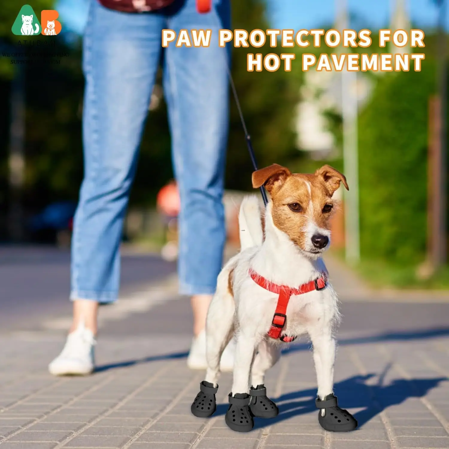 Botas para perros impermeables y transpirables para pavimento caliente - imagen 4