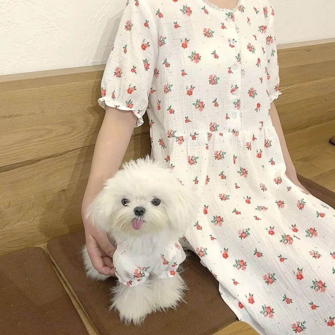 Vestido floral para perro y gato, adecuado Chihuahua - imagen 3