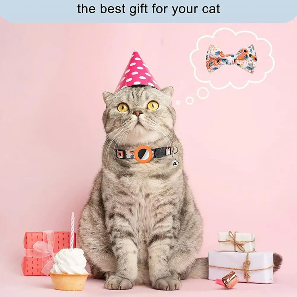 Correa para el cuello para cachorros, patrón exquisito, cuello de Mascota, nudo circular, cuello estampado de flores, pajarita para mascotas - imagen 4