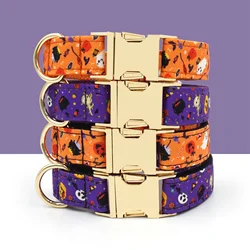 Collar fantasma Halloween personalizado para perros pequeños y grandes