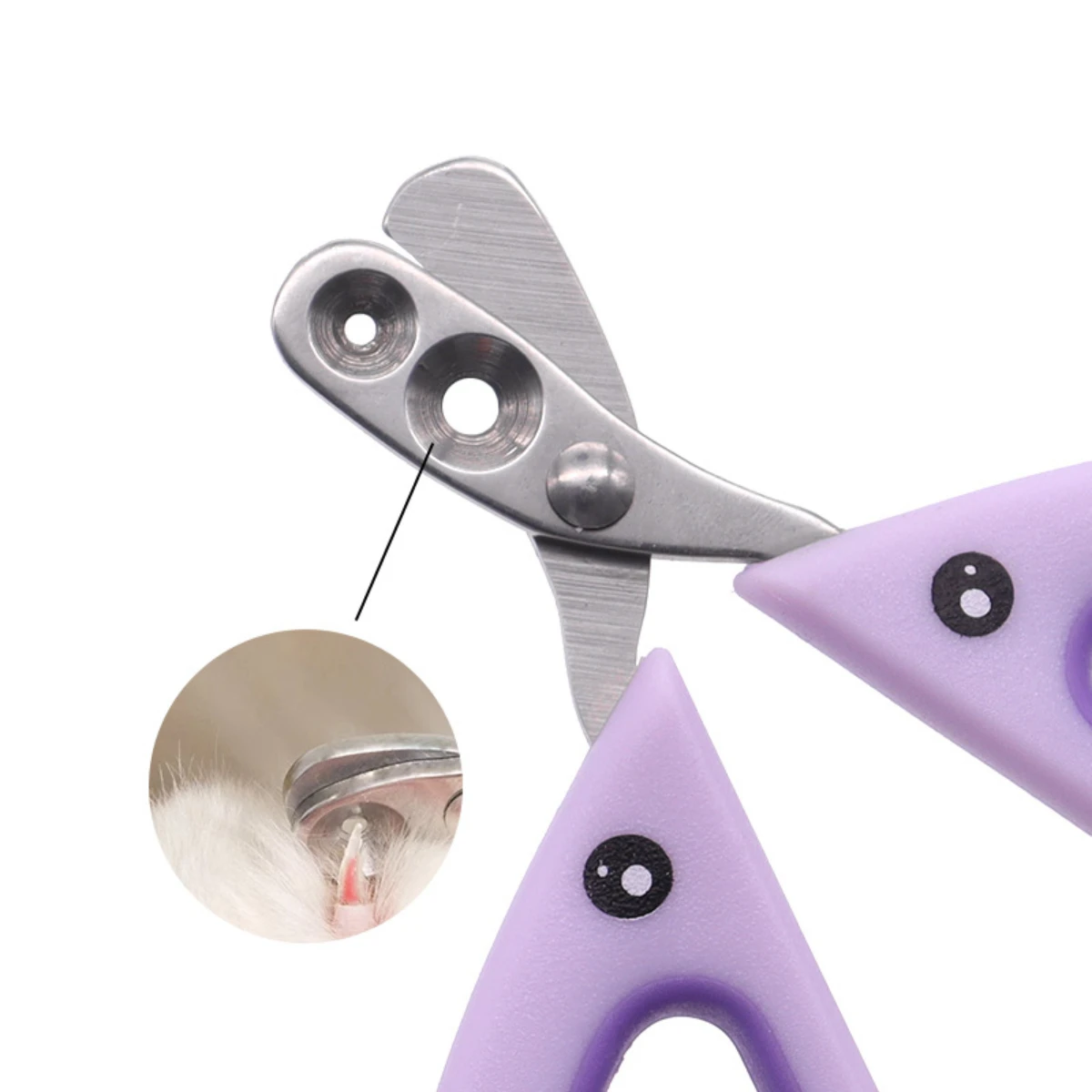 Cortauñas profesional para gatos y perros pequeños, cortador de garras para cachorros de acero inoxidable, tijeras, cortauñas para mascotas, accesorios para gatos - imagen 3
