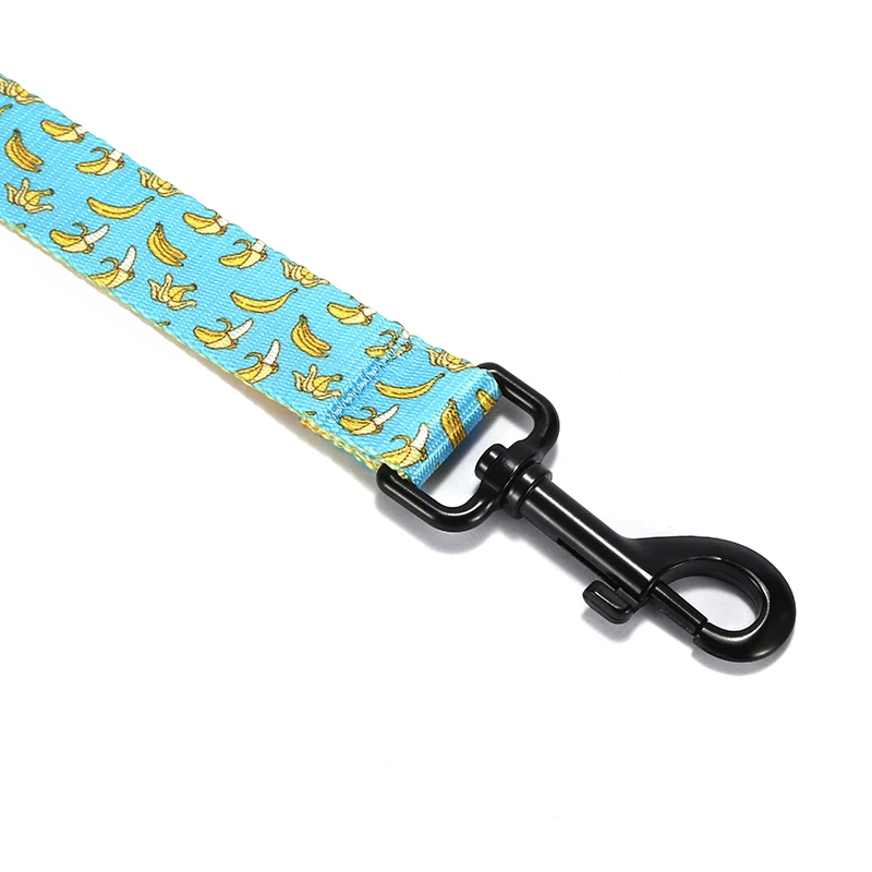 PLATTCO Correa para perro de diseño único BANCING BANANA conveniente para caminar al perro accesorio para perros pequeños, medianos y grandes 5 tamaños PDL327 - imagen 4