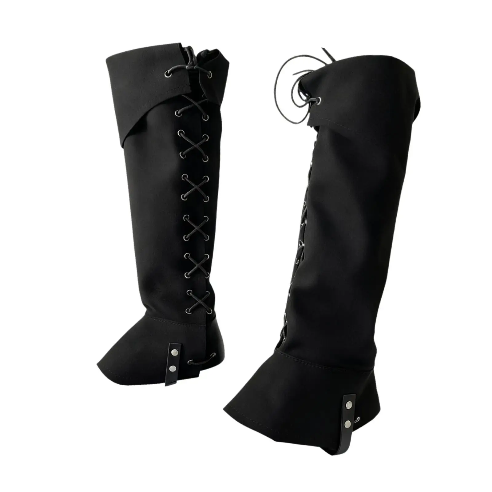 Pirate Boot Covers Gothic Steam Leg Covers for Horseback Riding Hiking
