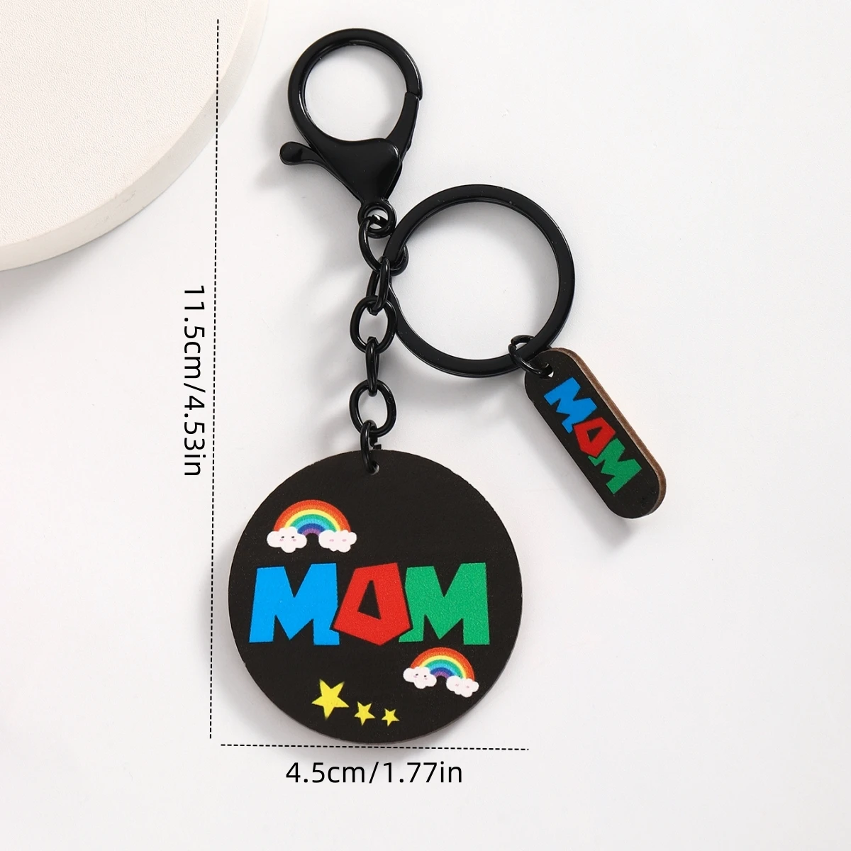 1 llavero para mamá y súper papá, regalo para el día de la madre y el día del padre de Heartfelt de hija e hijo - imagen 3