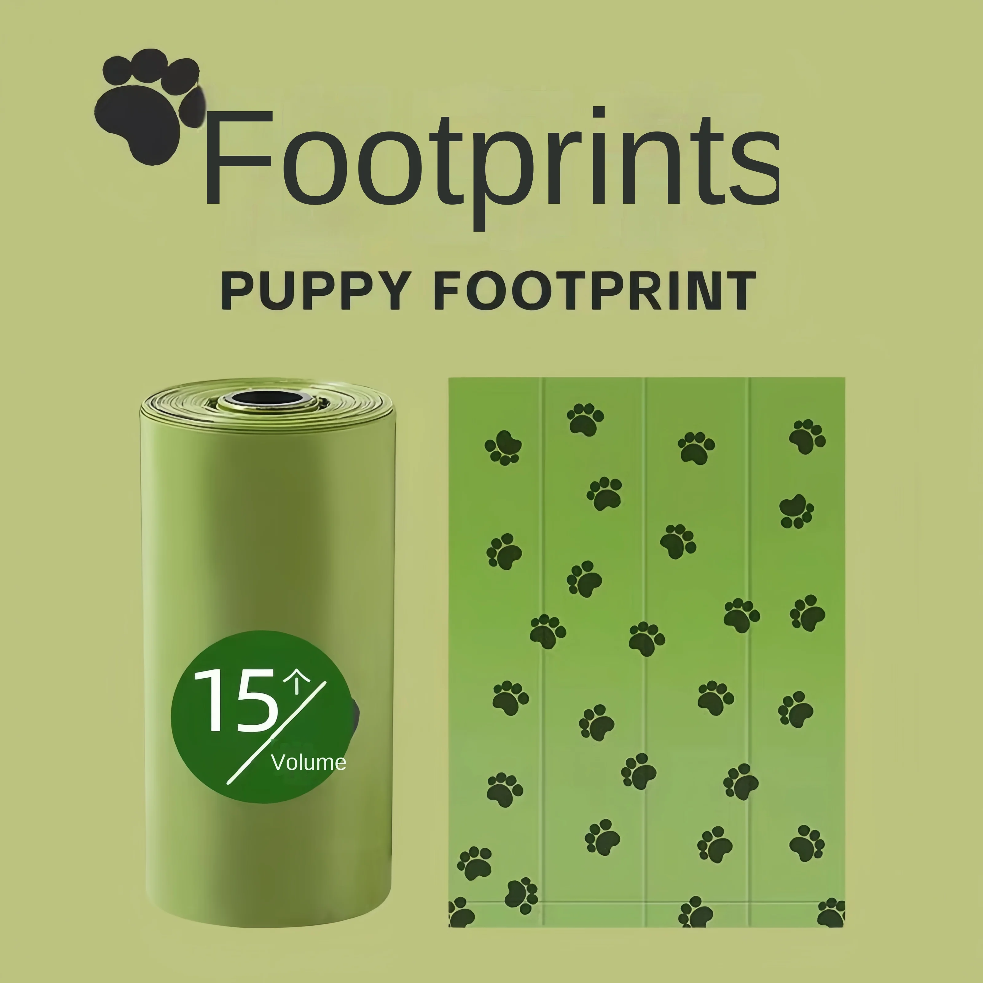 Bolsa para excrementos de perros Pat, protección del medio ambiente, bolsa para excrementos de perros y gatos degradable, bolsa para excrementos de limpieza al aire libre, suministros para mascotas limpias al aire libre - imagen 5