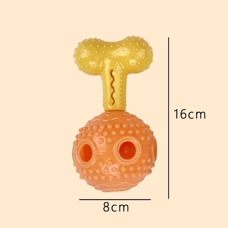 Juguetes para perros, juguetes de limpieza de dientes de goma suave para mascotas, juguetes para moler perros pequeños y medianos, juguete para masticar pollo para perros, juguete para fugas de alimentos - imagen 3