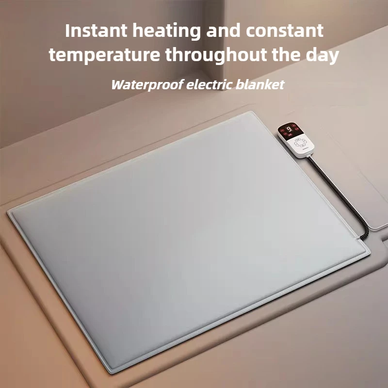 Manta eléctrica calefactora para mascotas, almohadilla calefactora de invierno, estera impermeable para gatos, estera de seguridad ajustable con temperatura constante para perros y gatos