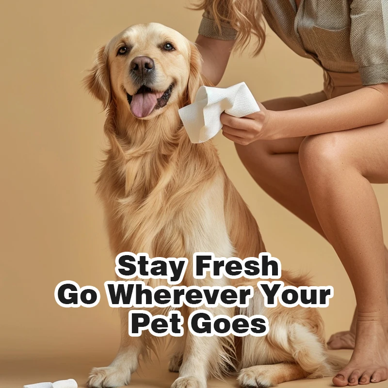 Toallitas sin enjuague para mascotas, 10 unidades por paquete, toallitas de limpieza de baño seguras, limpieza en seco, cuidado desodorizante para perros y gatos, toallitas húmedas especiales - imagen 3