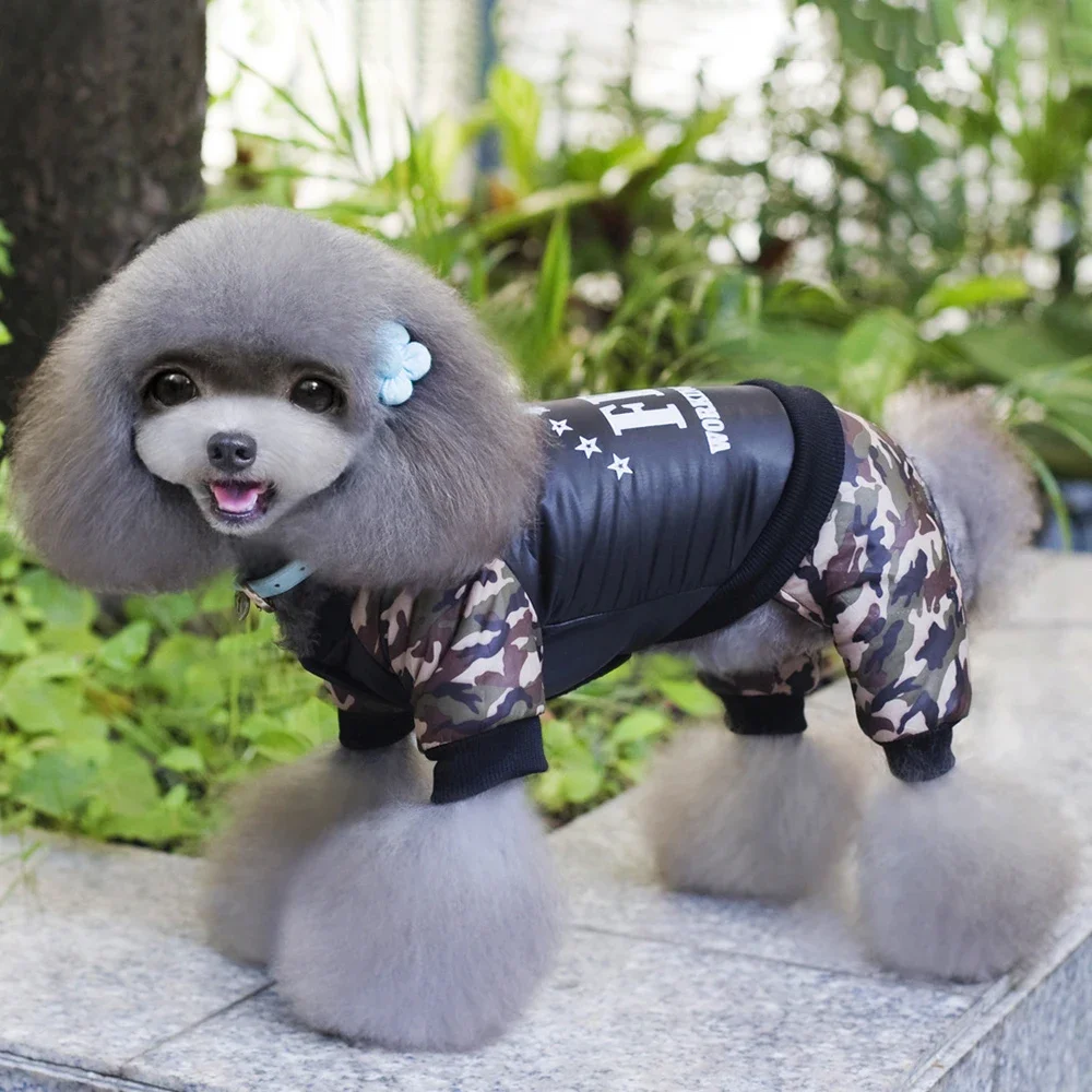 Chaqueta camuflaje gruesa invierno para perro - imagen 5