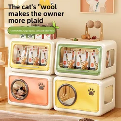 Nido verano para gatos – Cama fresca con sombra interior