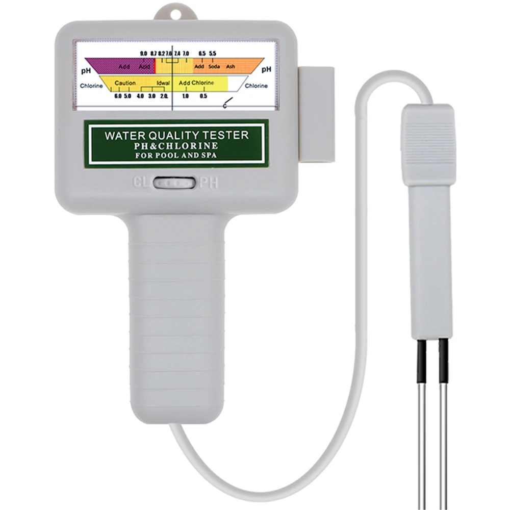 Medidor de cloro PH 2 en 1, PC-102, probador de PH, dispositivo de prueba de calidad del agua y cloro, medición CL2 para piscina y acuario - imagen 2