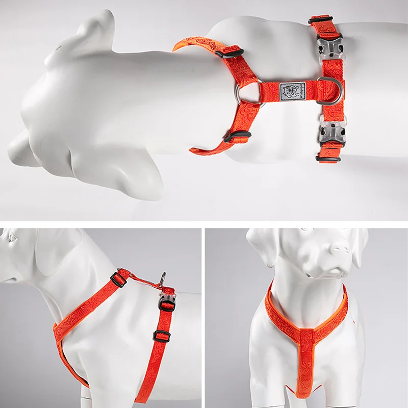 Winhyepet-arnés para perros, correas de tela sin tirar hacia atrás, accesorios antideslizantes, arnés para perros grandes, cachorros pequeños y medianos - imagen 5