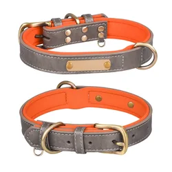 Correa de cuero retro para perros y gatos - cómoda resistente