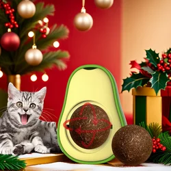 Juguete pared con catnip para gatos – Giratorio 360°