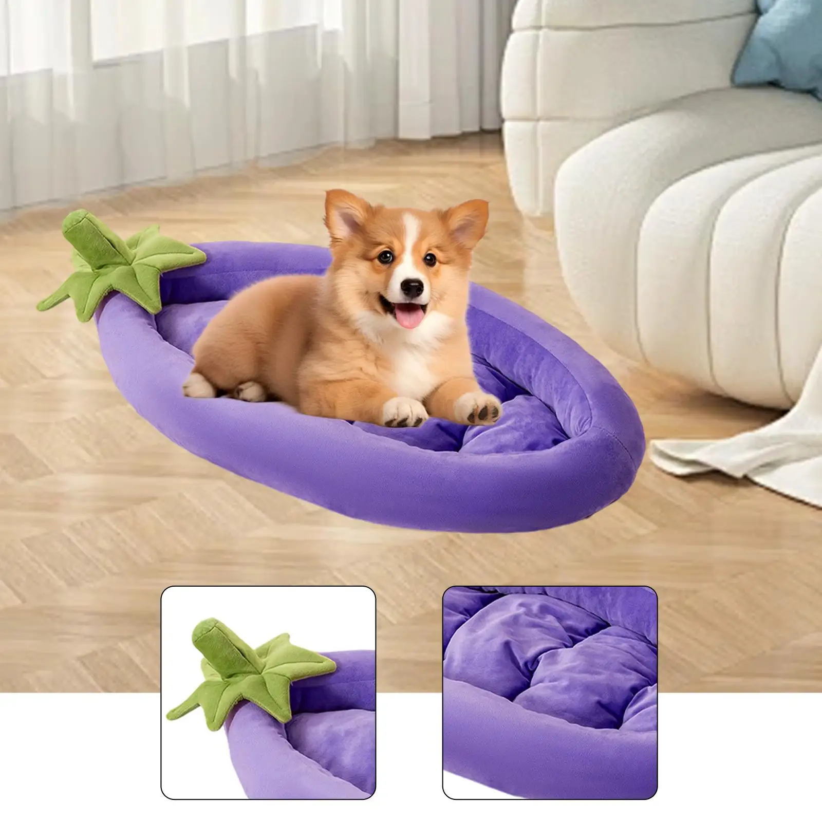 Camas para gatos de interior, almohadilla para cachorros, perrera suave, cálida, cómoda, lavable, sofá, tumbona, estera para dormir para perros pequeños y mascotas - imagen 2