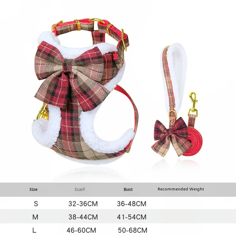 Arnés suave para perros y gatos, chaleco Pland, arnés para cachorros, conjunto de correa ajustable para perros pequeños y medianos, arnés de entrenamiento para caminar - imagen 5