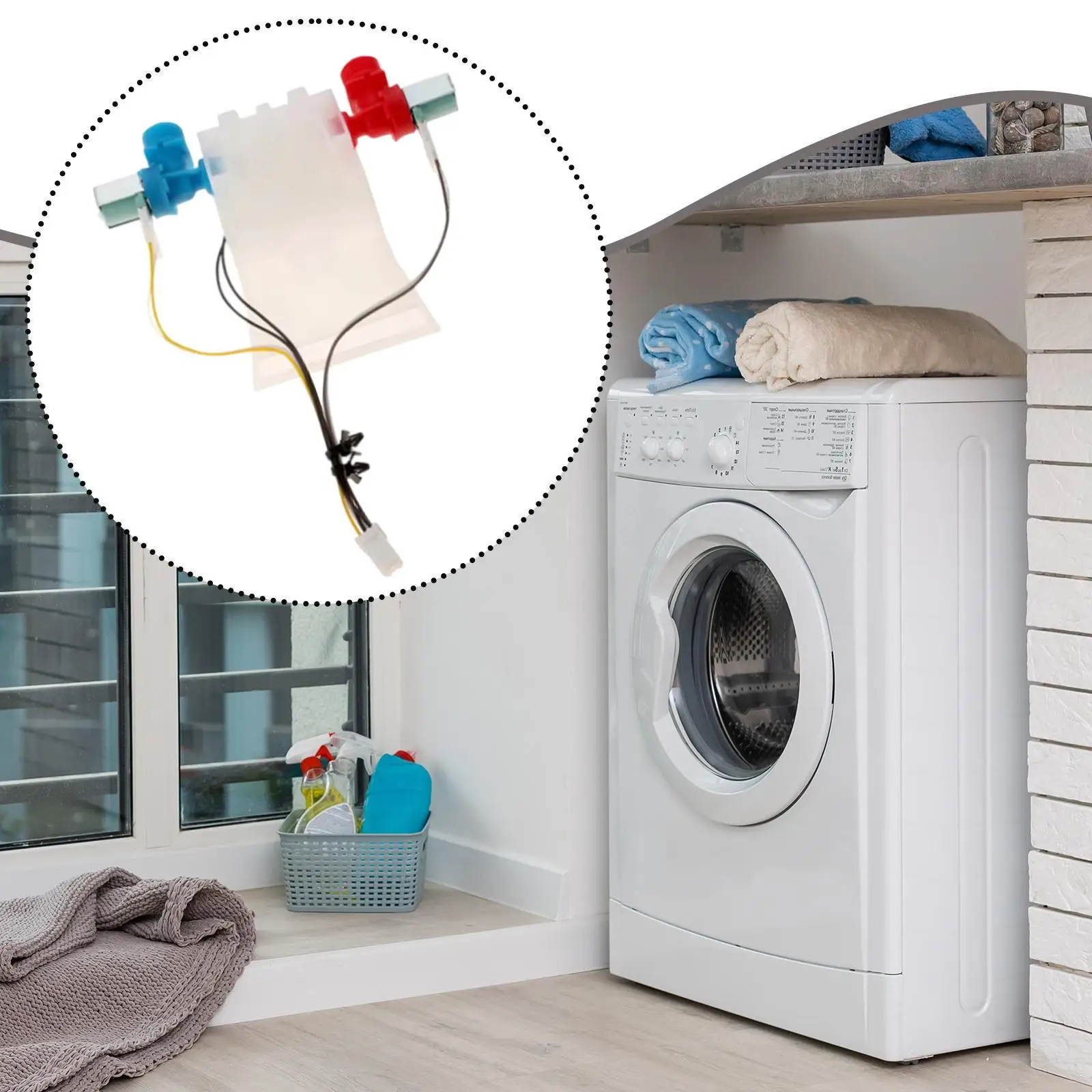 Washer Water Inlet Valve AP4371093 Washing Machine Replacement Part Compatible Accessories Washer Water Inlet Valve AP4371093 Washing Machine Replacement Part Compatible Accessories