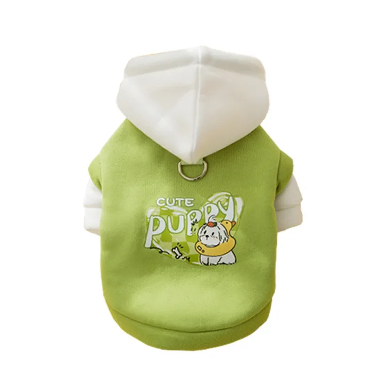 Sudadera con capucha informal para perro y gato, ropa de peluche cálida para mascotas pequeñas y medianas, a la moda, Otoño e Invierno - imagen 5