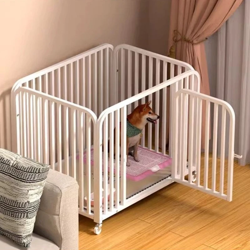 Casa para perros pequeños, jaula móvil para perros pequeños, casas para cachorros de lujo descubiertas para interiores con ruedas, accesorios para perros, gatos y gatitos, perrera de cama