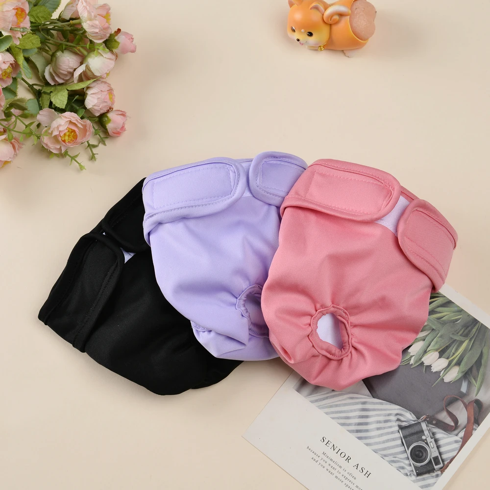Pañales reutilizables para perros pequeños y grandes, pañales ajustables lavables para cachorros, pantalones fisiológicos, bragas para el período Menstrual para mascotas - imagen 4