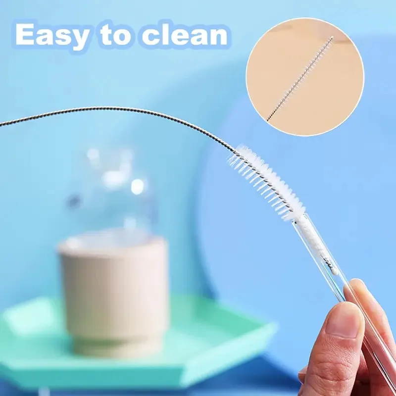 Juego de 5/10 Uds de cepillos limpiadores de paja, cepillos Extra largos de 3 tamaños para vasos Stanley, vasos para sorber, más Ideal para limpieza de tubos de teclado y ventilador - imagen 2