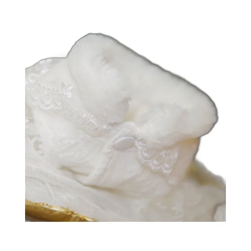 Abrigo con cuello de felpa para mascotas, Teddy Schnauzer para perros pequeños, Otoño/Invierno, además de abrigo de encaje de felpa, ropa para perros pequeños - imagen 5