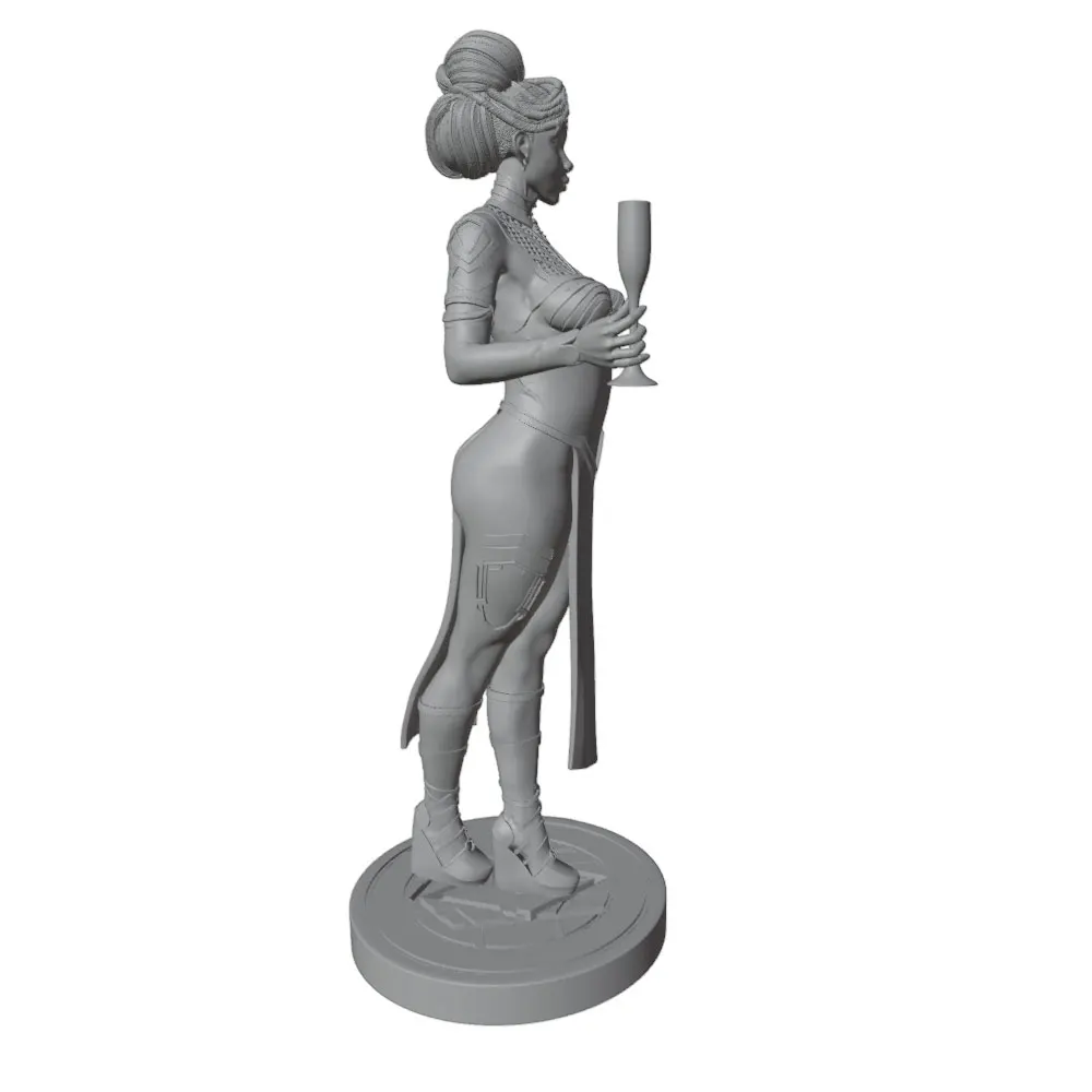 Figuras femeninas sexy de resina sin montar ni pintar para decoración - imagen 3