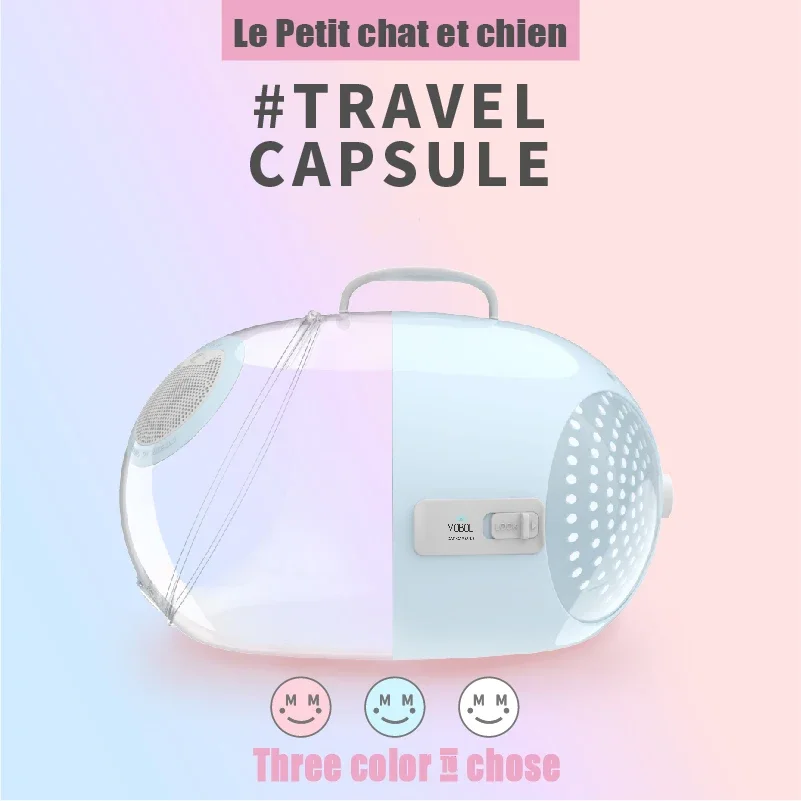 Bolsa de viaje para gatos Moboli de origen, bolsa de transporte transpirable para mascotas, astronauta, gato, cachorro, cápsula de viaje, bolsa de viaje de doble puerta, portador de mascotas