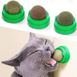 Bola adhesiva de pared con hierba gatera para gatos - rascador