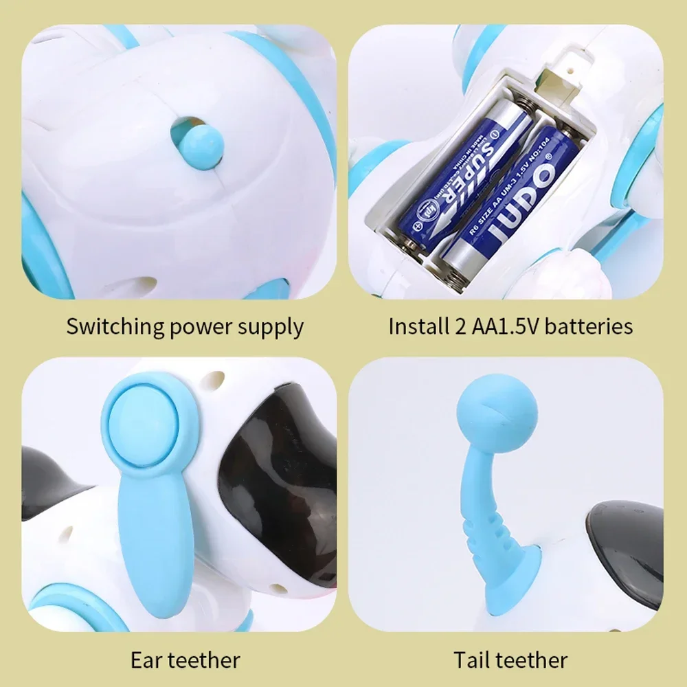 Hit juguete eléctrico para perros con música para caminar para bebés; cachorro de imitación gateando inteligente - imagen 5