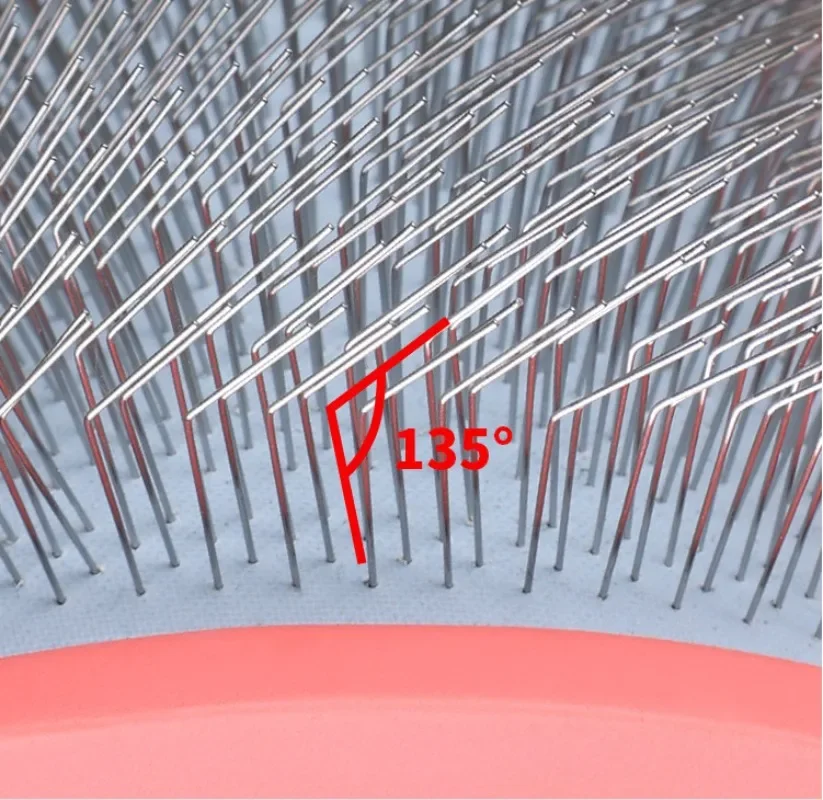 Cepillo removedor de pelo para el cuidado de mascotas, cepillo Manual de belleza para el hogar, cepillo de pelo de mango largo, rastrillo Deshedding profesional reutilizable - imagen 4