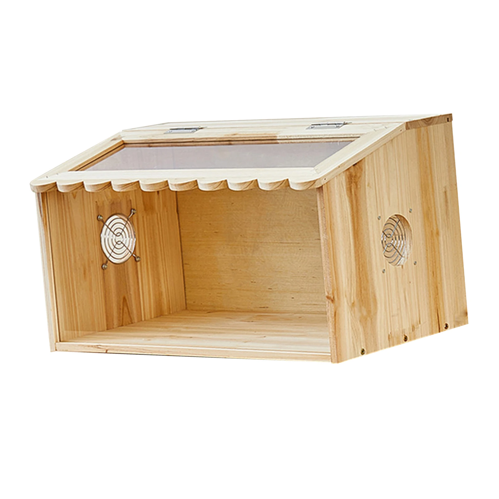 Caja de madera para chocadeo de pollos, caja de cría para bricolaje, jaula para animales pequeños, hámsteres, erizos, suministros de cría de aves de corral