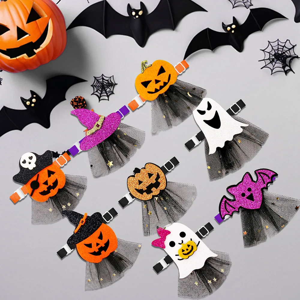50 Uds pajarita para perro para Halloween calavera encaje perro PEQUEÑO pajaritas para gatos Collar para perros accesorios para mascotas para perros pequeños - imagen 5